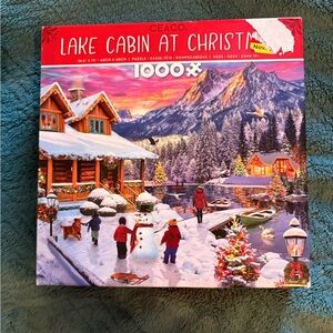 Ceaco Lake Cabin at Christmas Puzzle - 1000 Pieces